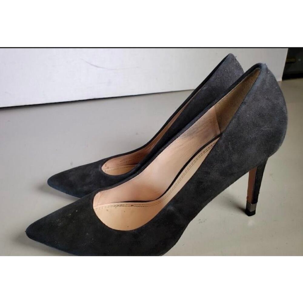 Tory Burch Black Suede Heels